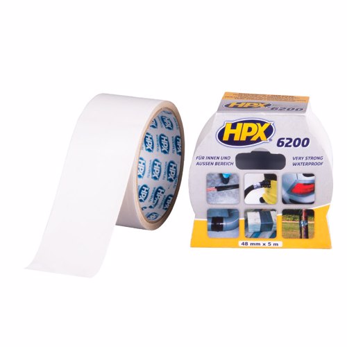 Pantsertape - wit 48mm x 5m in blister - 00105033 01 small - 00105033