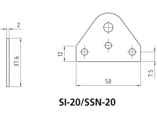 Uflex montagebeugel SSN 20 - 00135223 02 small - 00135223