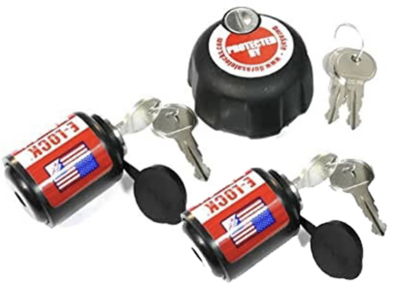 DuraSafe Combo EL6-2 - 2x E-Lock / RAM mount C ball, gelijksluitend - 00171004 1 - 00171004