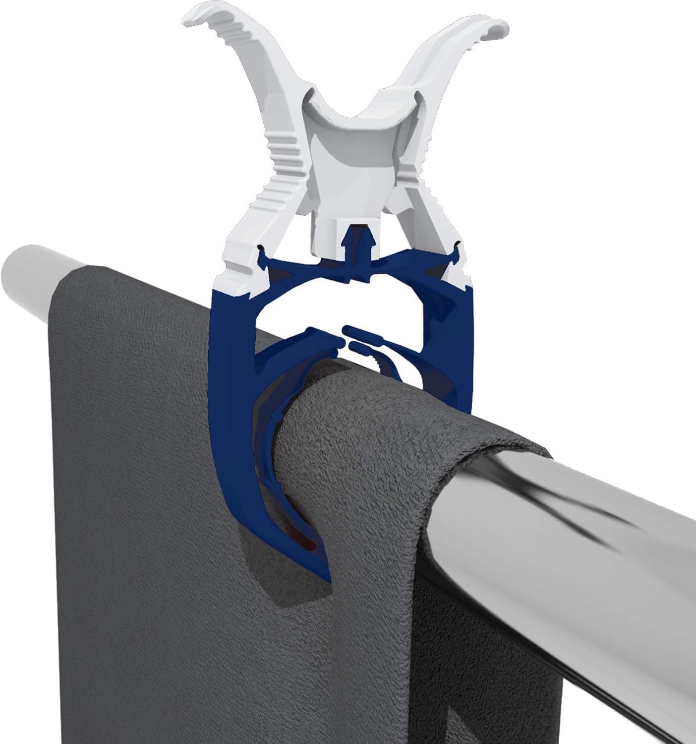 Fixclip Wit/Navy 6-pack - 00200682 1 - 00200682