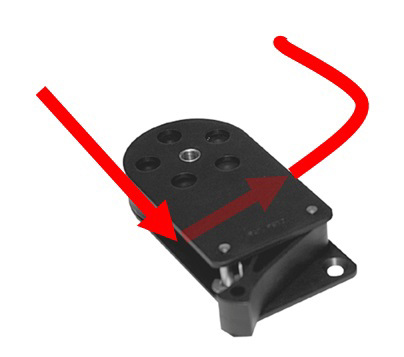 Easy Turn Block, zwart, bakboord - 14077-20 - 00201042 01 small - 00201042