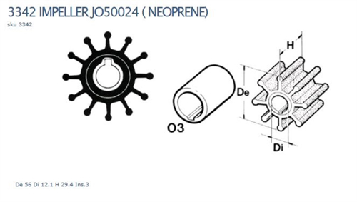 Technautic Impeller 7415 - B56xH29 As 12 Spie Plat 12-Blads - 00270415 02 small - 00270415