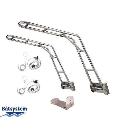 B&aring;tsystem Davit dubbel DV42 voor ronde spiegel, incl. blokken - 00302157 01 small - 00302157