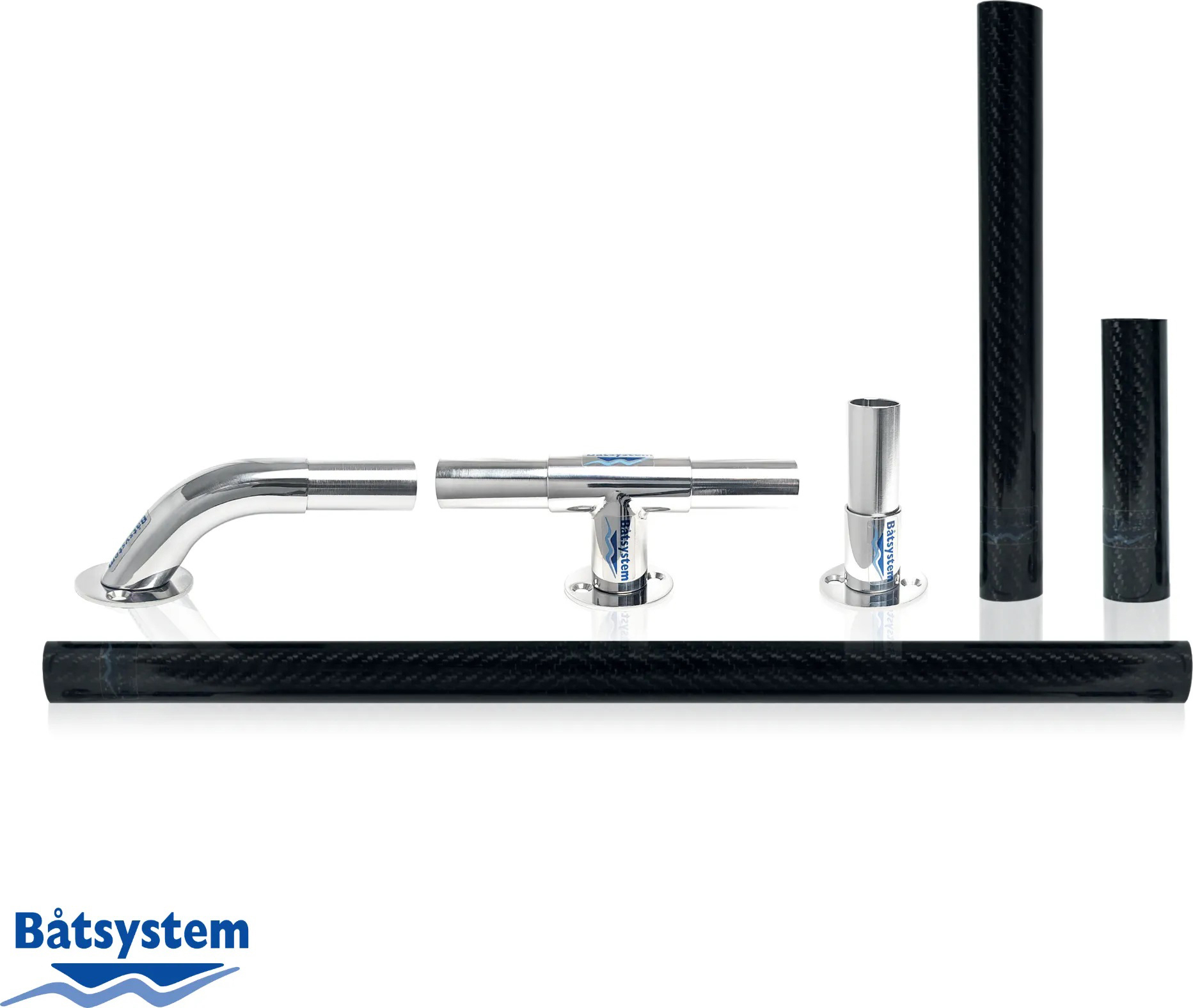 B&aring;tsystem Carbon pijp 500mm, modulair systeem - 00302242 2 - 00302242