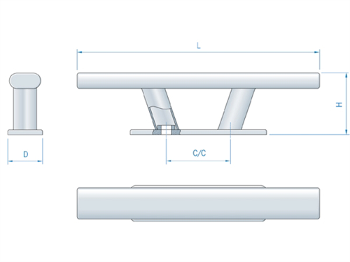 Roca Rvs Kikker, 150x45mm - 00303455 02 small - 00303455