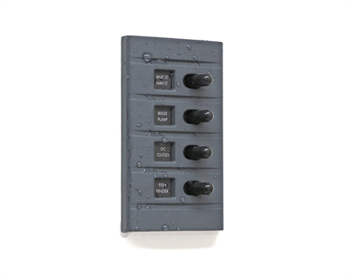 Connex Schakelpaneel, 4 schakelaars, met zekering en verlichting - 00305020 01 small - 00305020