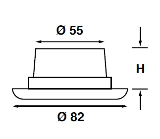 B&aring;tsystem Pinto LED Lens Chroom, 50 gr, 12V-2,5W - 00308383 02 small - 00308383