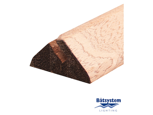 B&aring;tsystem Mahonie profiel 34x18mm (driehoek), 1M voor Mini sleeve 9350S - 00308493 01 small - 00308493
