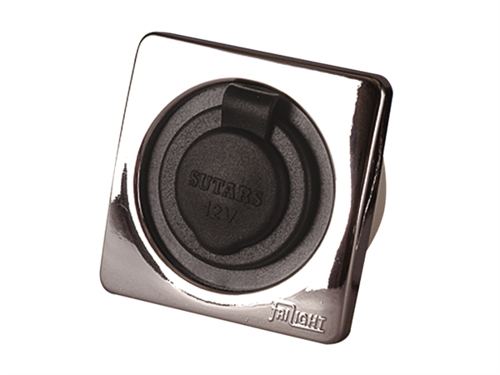 B&aring;tsystem stopcontact, 20mm plug, chroom - 00308706 01 small - 00308706
