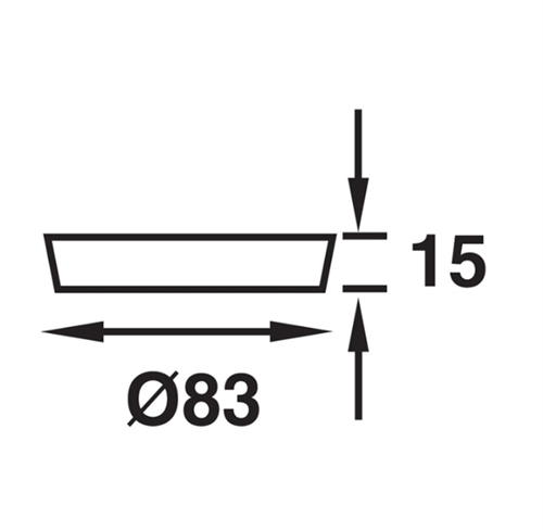 B&aring;tsystem afstandsring Nova LED, chroom - 00308875 02 small - 00308875