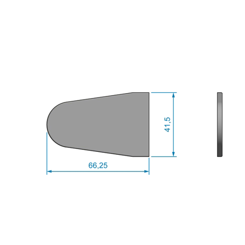 RVS scharnier-afdekkapje, 66,25 x 41,5mm - 00308908 02 small - 00308908