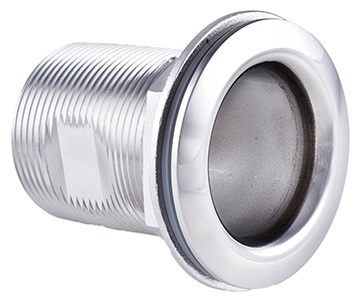 RVS huiddoorvoer 1" x 65mm lang - 00308933 01 small - 00308933