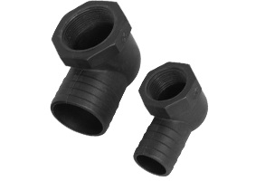 Kunststof adapter 90&deg; 1 inch, 5/8 inch slang - 00308946 01 small - 00308946