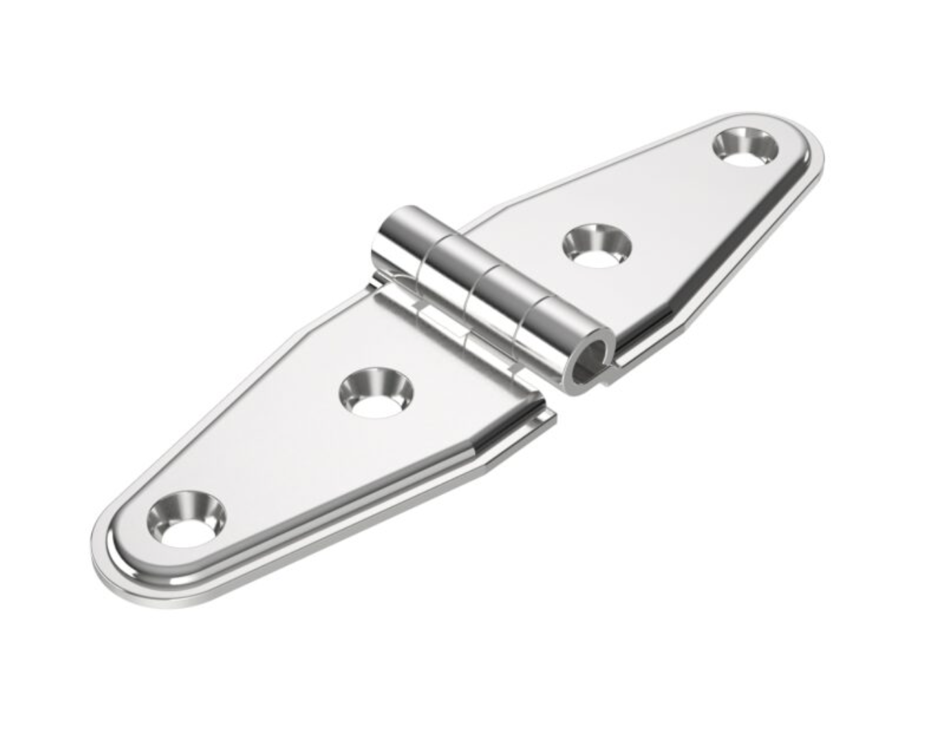 Roca staartscharnier vlak RVS 106 x 30 mm 441134 - 00309031 1 - 00309031