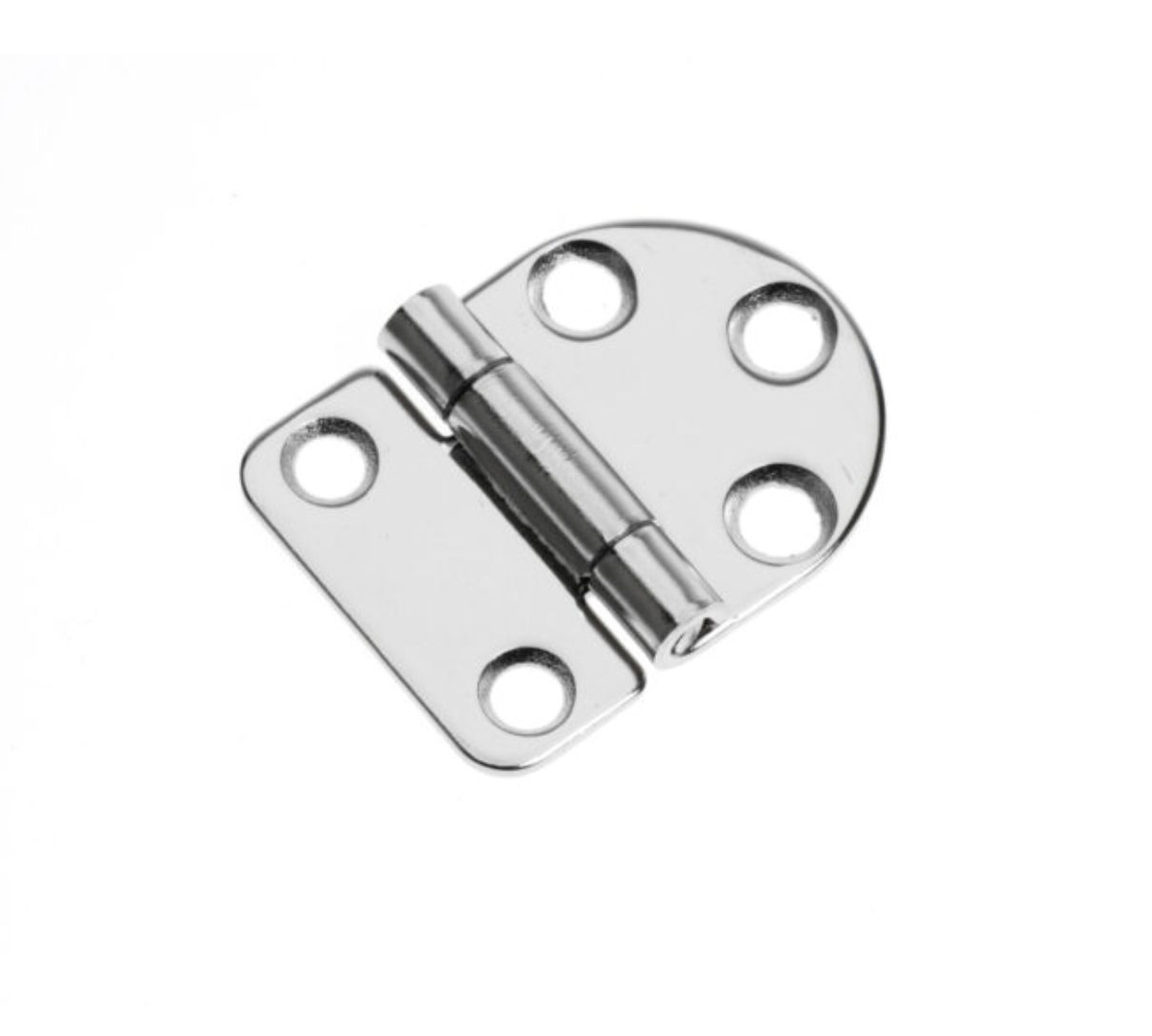 Roca vlakscharnier rond/recht RVS 40,5 x 30 mm 440060 - 00309071 1 - 00309071