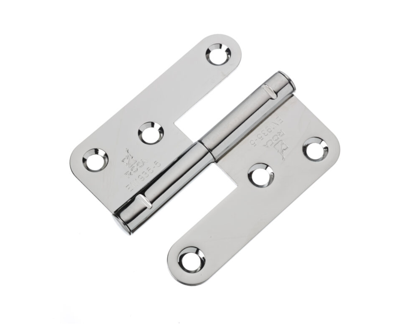 Roca paumelle scharnier RVS stift links 85 x 74 mm 905325 - 00309186 1 - 00309186