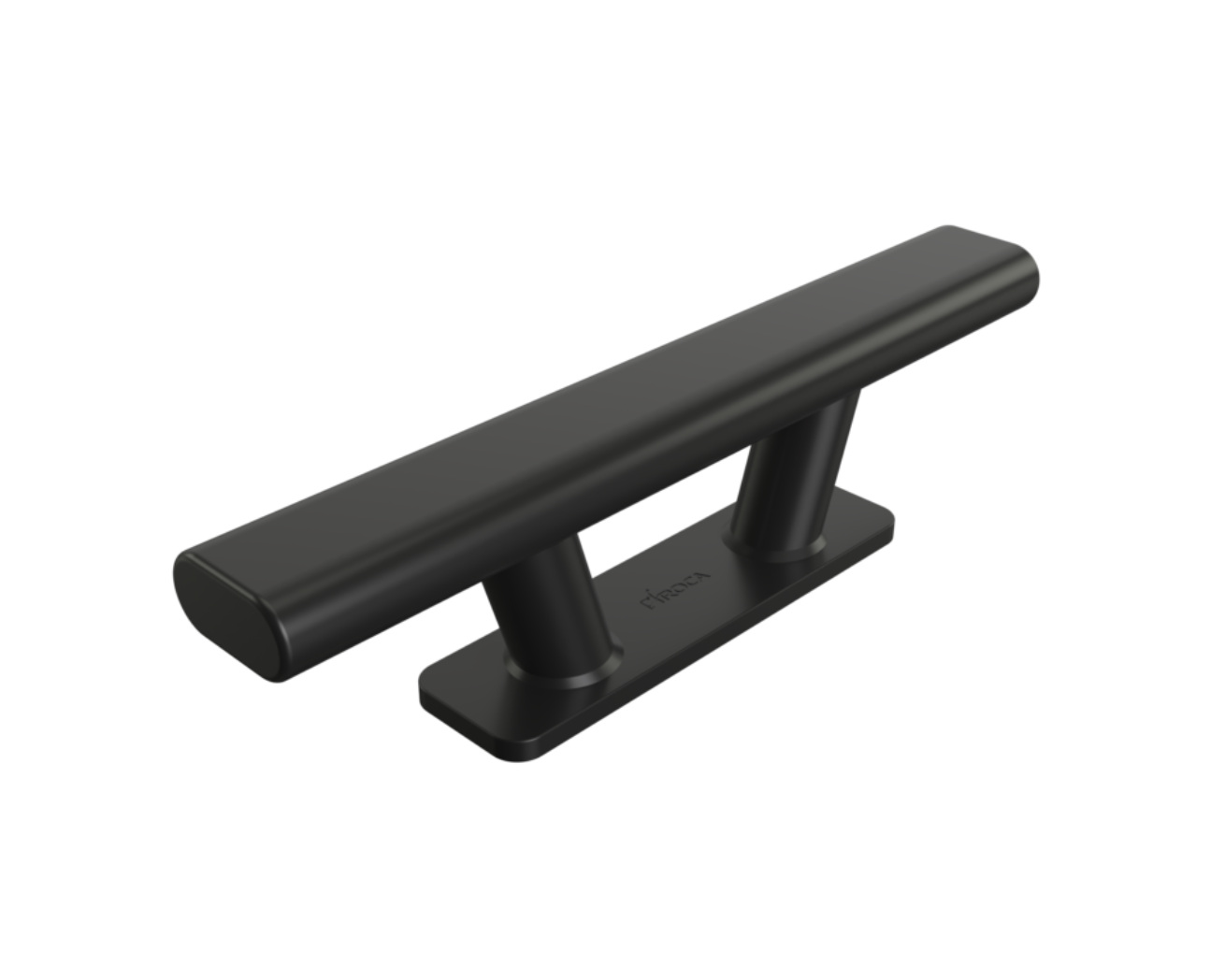 Roca rvs kikker zwart gecoat, 265x70mm - 00309701 1 - 00309701