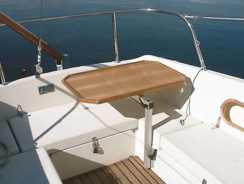 Lagun Kuiptafel onderstel, 500mm poot, alu geanodiseerd - 00309800 04 small - 00309800