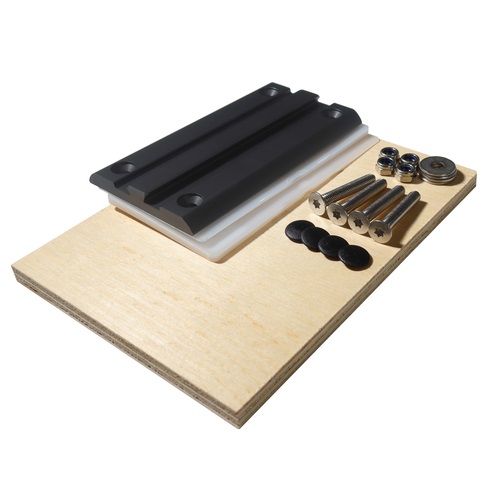 Lagun Montageplaat poot, zwart geanodiseerd - 00309832 01 - 00309832