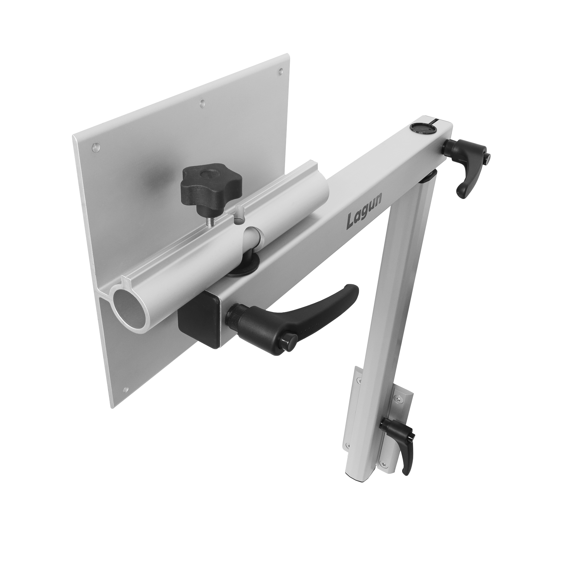 Lagun Kuiptafel onderstel, 500mm poot, 90 gr. verstelbaar, alu geanodiseerd - 00309843 1 - 00309843