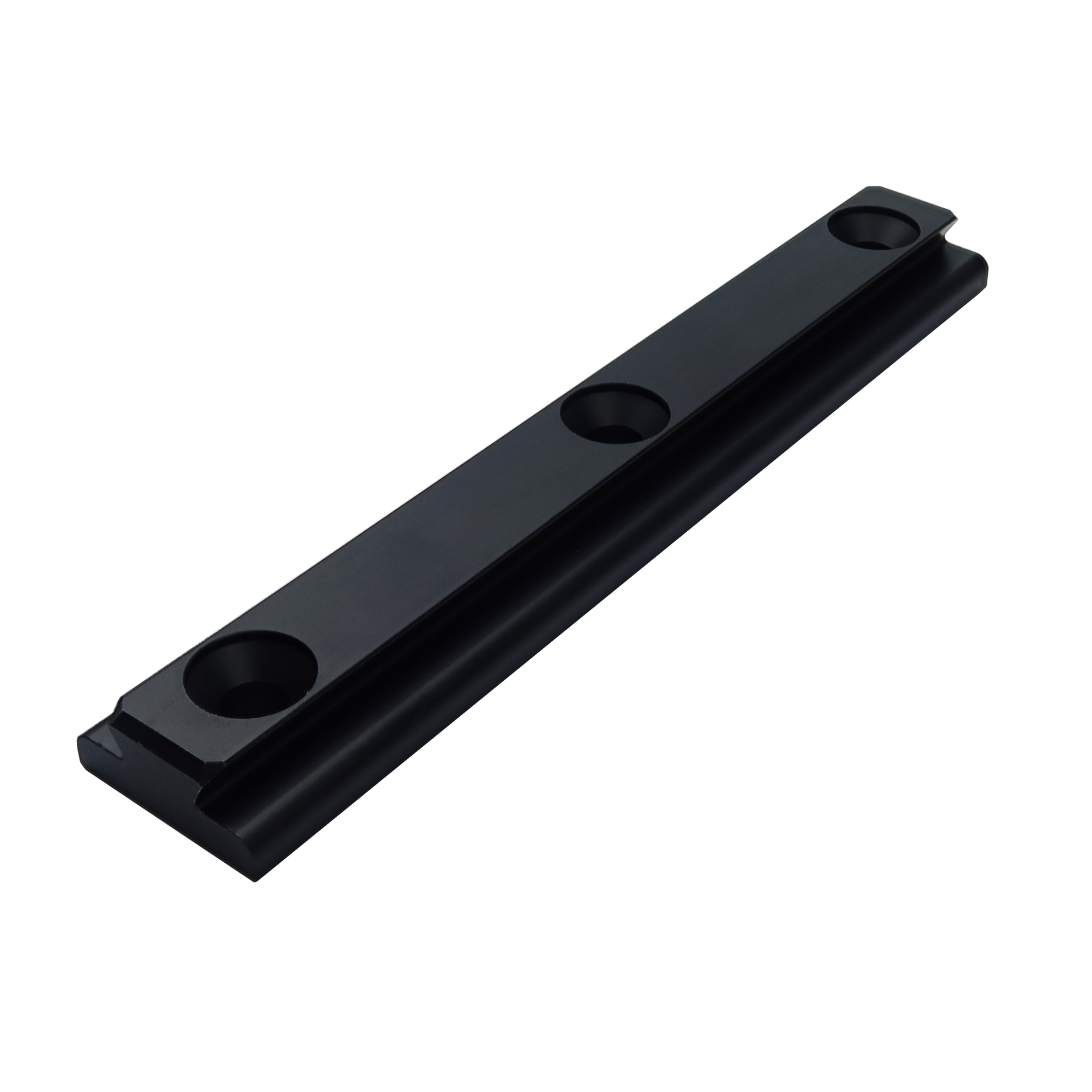 Lagun Smalle montageplaat, zwart geanodiseerd - 00309848 1 - 00309848