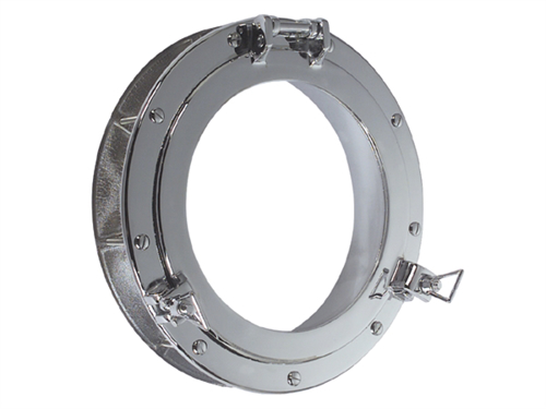 Ronde Patrijspoort 168mm, Messing Gepolijst - 7A.50.L - 00310211 01 small - 00310211