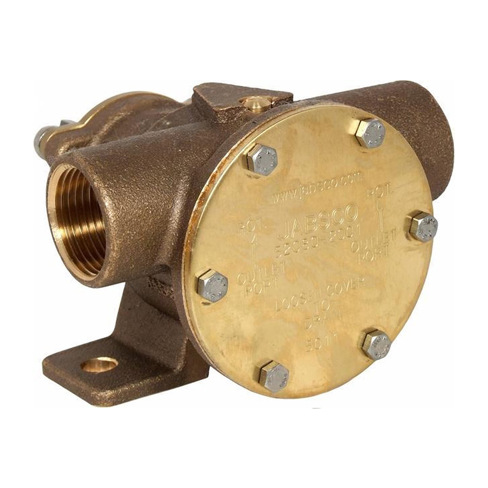 52080-2001 Jabsco 1" bronze pump, 80-size, foot mounted, BSP threaded ports - 00322063 1 - 00322063