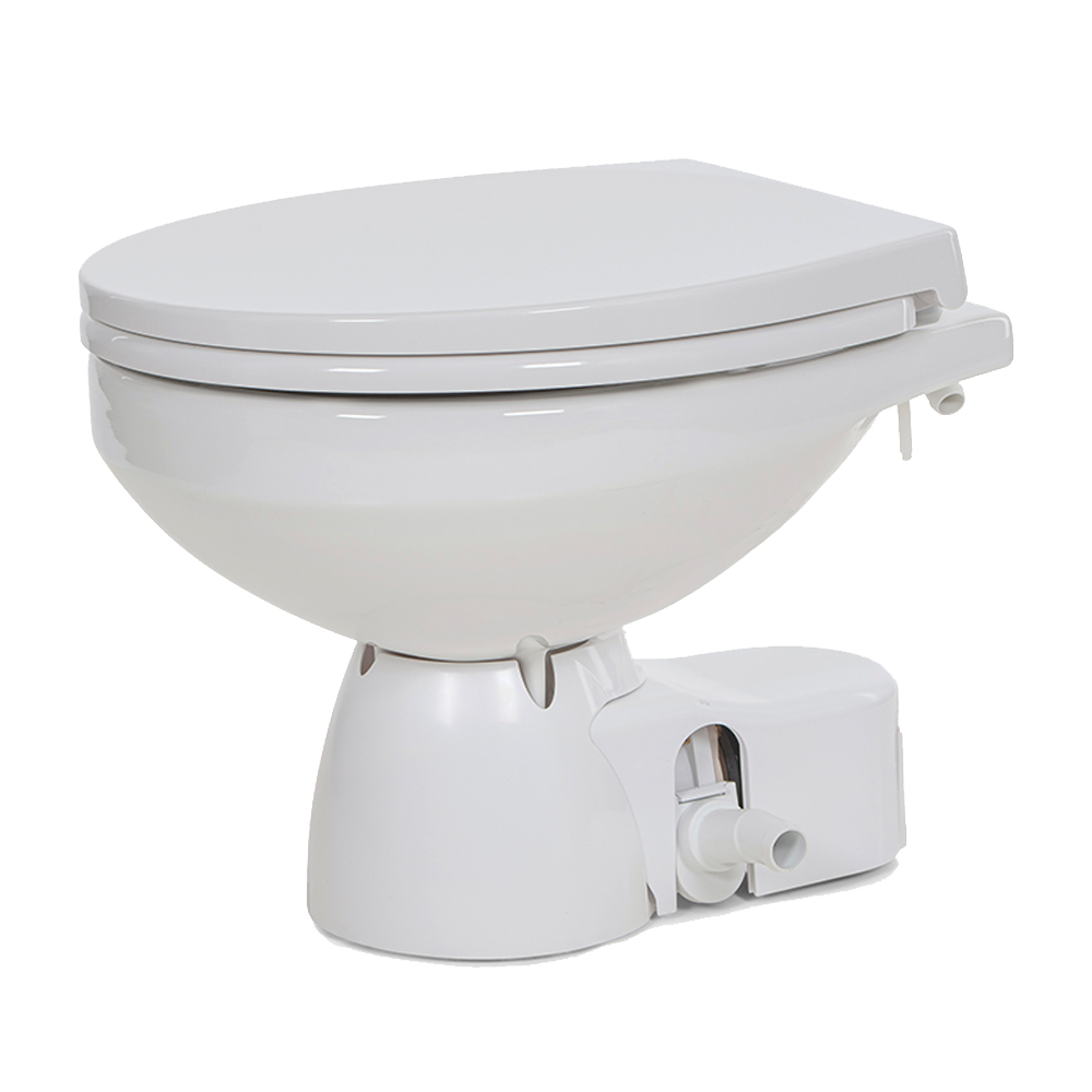 38045-4192 Jabsco Quiet Flush E2 Regular elektr. toilet 12V met solenoid, soft closing - 00322158 1 - 00322158