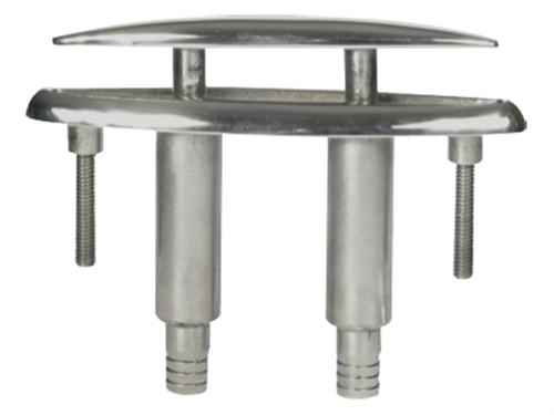 RVS wegklapbare kikker, L126xH64mm - 00329631 01 small - 00329631