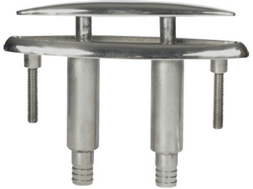 RVS wegklapbare kikker, L126xH64mm - 00329631 02 small - 00329631