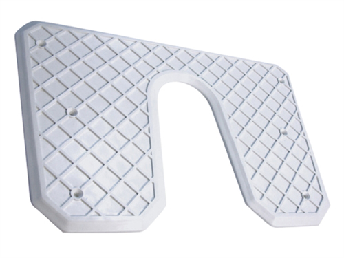 Spiegelbeschermplaat, wit, L445xB363xD5/20 - 00329733 01 small - 00329733