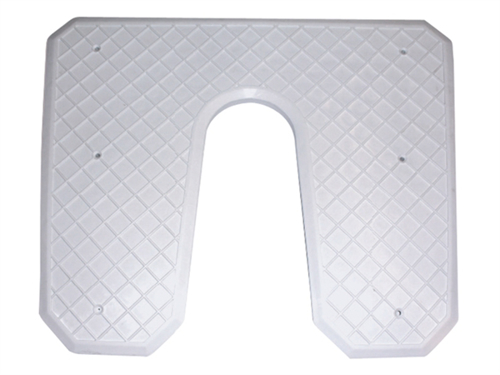 Spiegelbeschermplaat., wit, L445xB363xD6mm - 00329734 03 small - 00329734