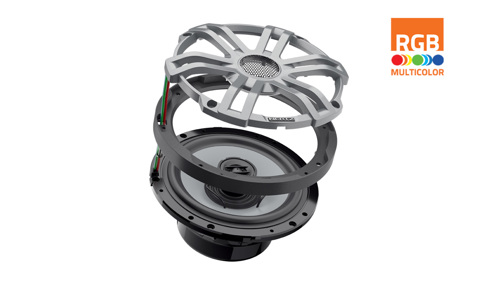 Hertz HEX 6.5 S-LD-G - 6.5" Marine Sport coax speakers grijs RGB LED, set van 2 - 00380014 07 small - 00380014