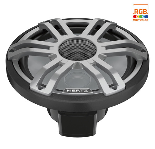 Hertz HMX 8 S-LD-G - 8" Marine Sport high performance coax speakers grijs RGB LED, set van 2 - 00380035 02 small - 00380035