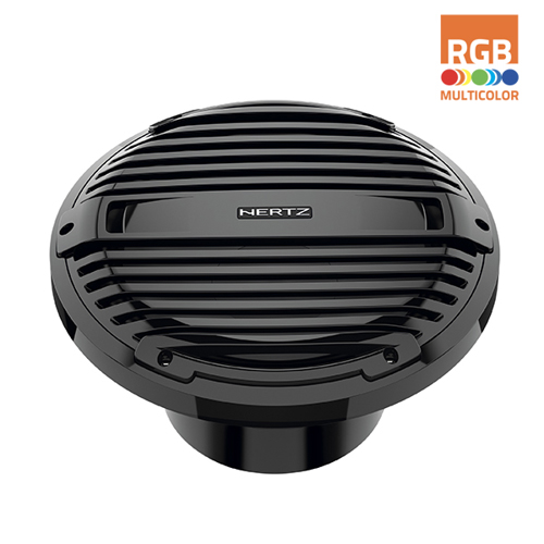 Hertz HMS 12 B2-LD-C - 12" Marine subwoofer 2 Ohm zwart RGB LED - 00380055 02 small - 00380055