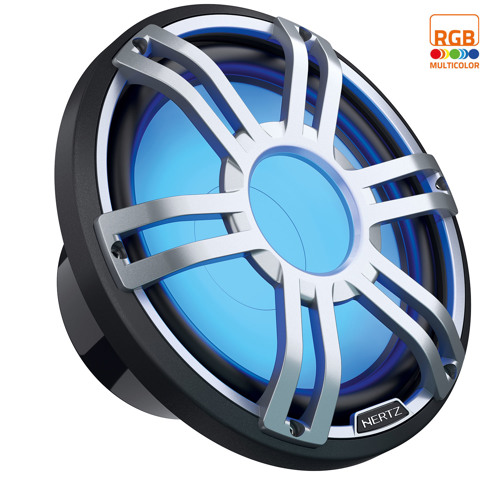 Hertz HMS 12 S2-LD-G - 12" Marine Sport subwoofer 2 Ohm grijs RGB LED - 00380057 01 small - 00380057