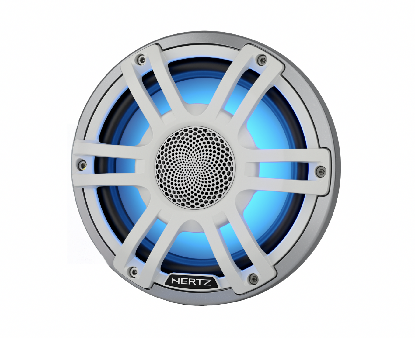 Hertz HMX 7.7 S-LD-SW.2 - 7.7" Marine Sport2 Wit high performance coax speakers RGB LED, set van 2 - 00380152 1 - 00380152