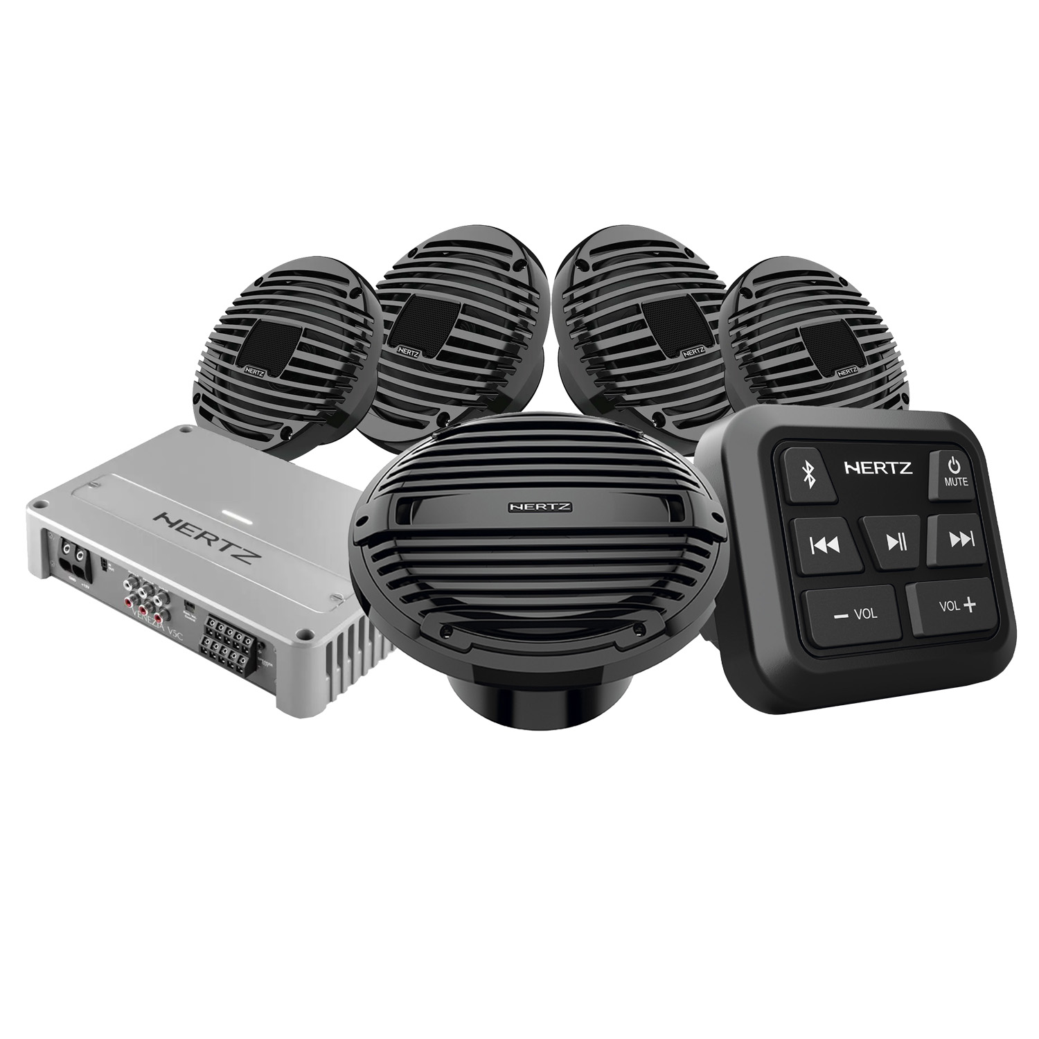 HERTZ KIT HMRBT HEX6.5 HMS10 Zwart V5C 12V - 00380212 1 - 00380212