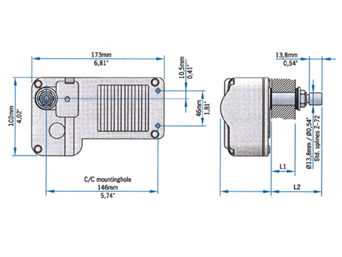 Roca Ruitenwissermotor, W12, 12V, 42mm wand - 00500945 03 small - 00500945