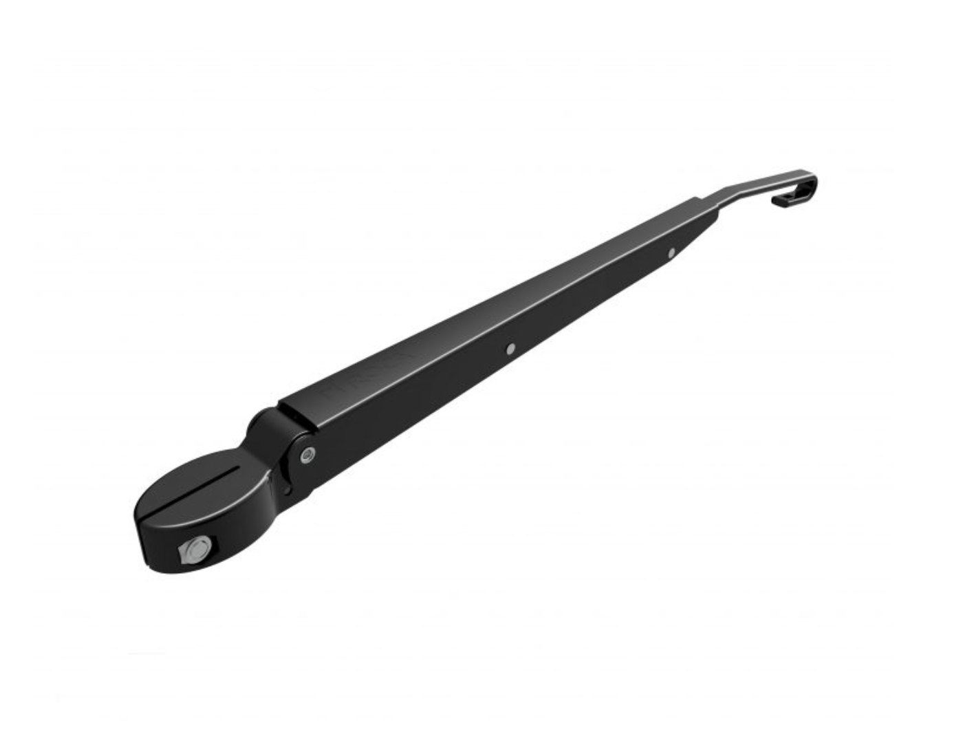 Roca Standaard wisserarm W10/12, Zwart/RVS 474-612mm - 00500971 1 - 00500971