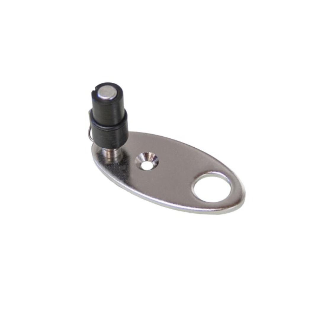 Roca Plaat en schacht voor pantograafarm W10/12/38L - 00501089 1 - 00501089