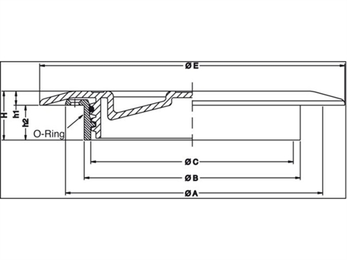 Inspectiedeksel Topline 187mm Wit - 00554578 02 small - 00554578