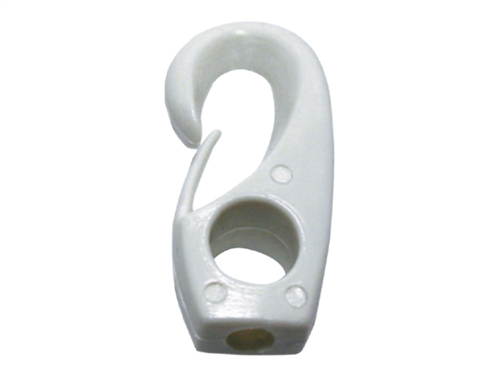 Kunststof Musketonhaak 6 Mm Wit - 00564802 01 small - 00564802