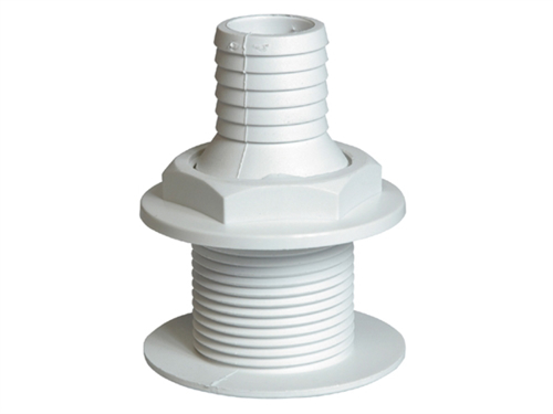 Huiddoorvoer 1 1/2" draad x 55mm, 32mm slang wit, verpakking 5 - prijs per stuk - 00567704 01 small - 00567704