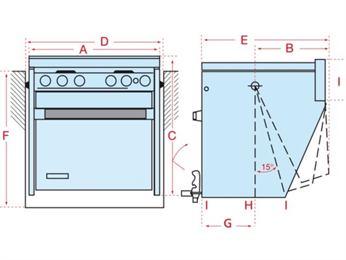 Force 10/ENO RVS 3 Pits Oven USA Standaard - 00596109 02 small - 00596109