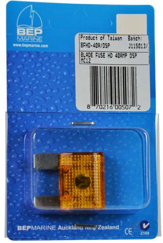 BEP zware steekzekering, 40 Amp - Geel - Displayverpakking - 00598813d 01 small - 00598813D