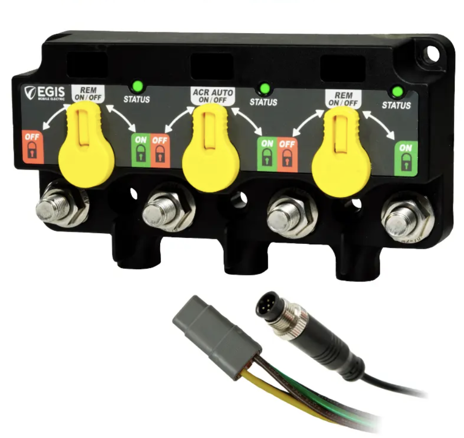 Egis Mobile XD NMEA 2000 Triple - (Relay/VSR/Relay), w/Knobs - 12P DT, Retail Pack - 00599519 1 - 00599519