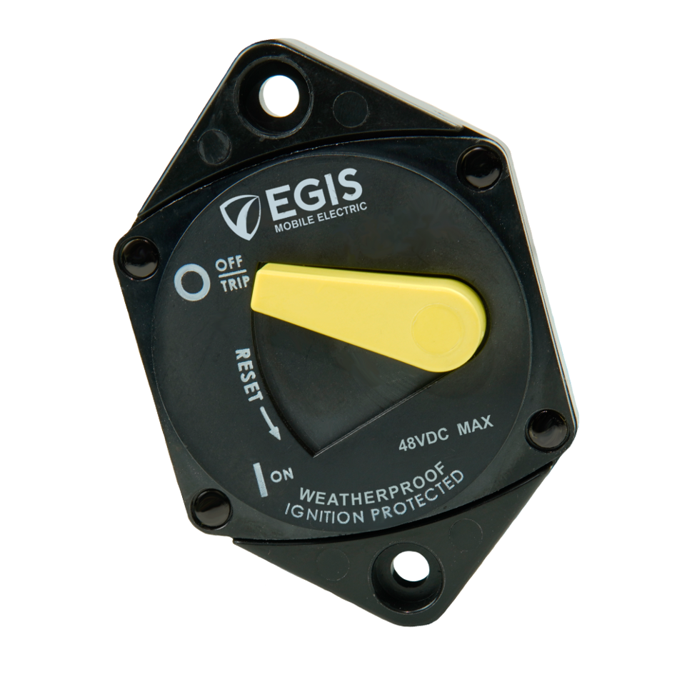 Egis Mobile Circuit Breaker, 87 Series, 80 A, Panel Mount, Retail Pack - 00599536 - 00599536