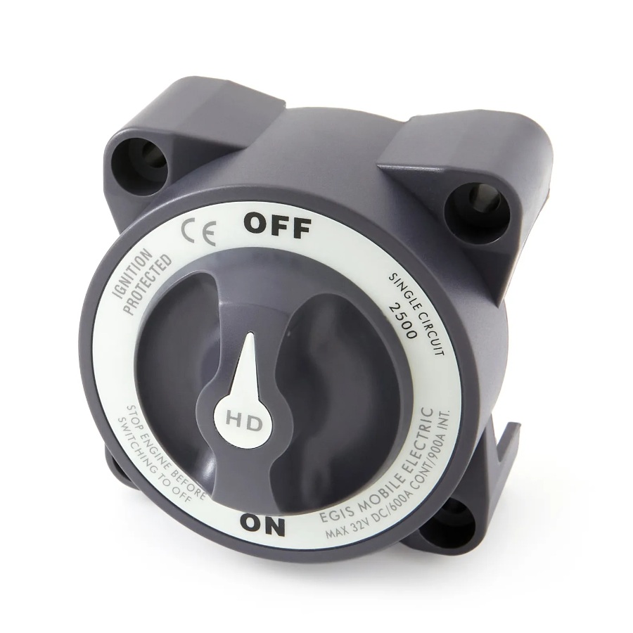 Egis Mobile Heavy Duty-Series 600A Battery Switch Off/On, Retail Pack - 00599559 1 - 00599559