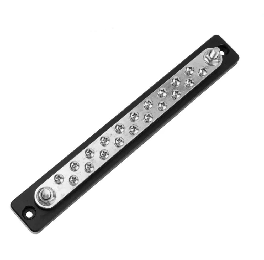 Egis Mobile CommonBus Dual 1/4" Stud + Twenty #8 Screws - 150 Amp, Retail Pack - 00599583 1 - 00599583